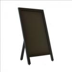 Krijt stoepbord Zwart 55x85 cm (een zijde) + 2 gratis witte markers