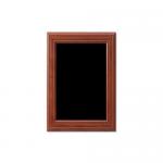 Classic krijtbord met mahonie houten lijst 40x60 cm