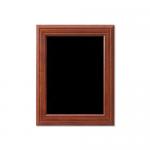 Classic krijtbord met mahonie houten lijst 70x90 cm