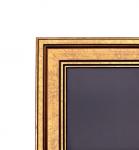 Krijtbord met gouden moderne lijst, 60x80cm