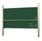 Smit Visual schoolbord dubbel 100x200cm emaille groen