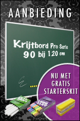 Krijtbord aanbieding